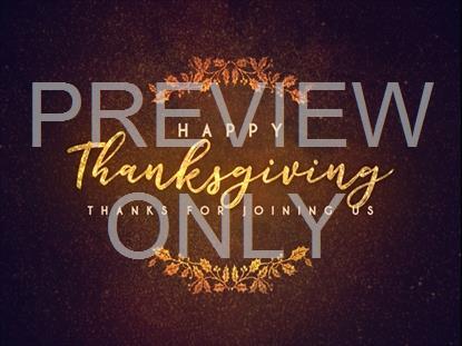 Gratitude Thanksgiving Still