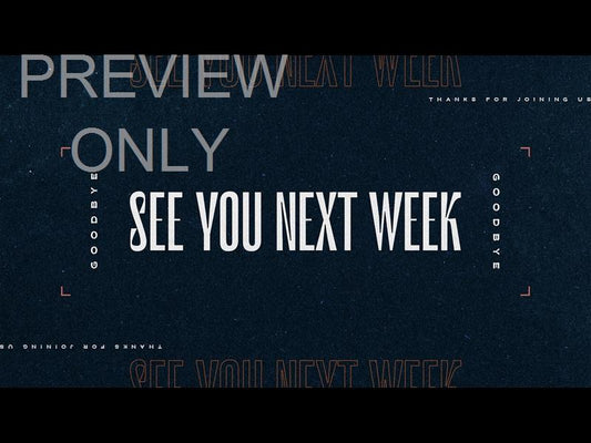Navy Focal See You Next Week