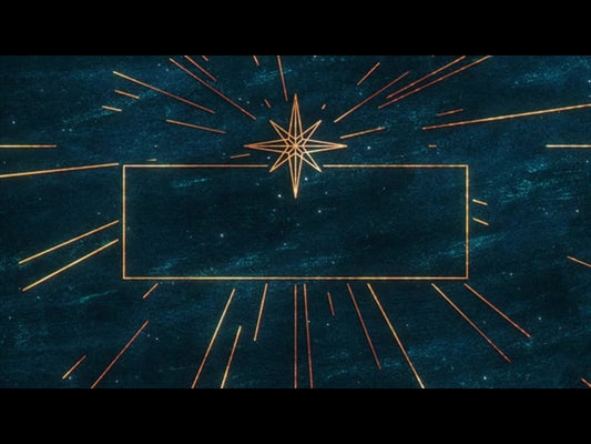 Star Of Wonder Center Frame Teal