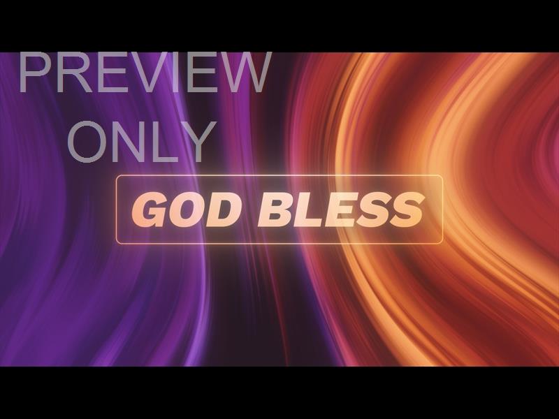 Color Wave God Bless