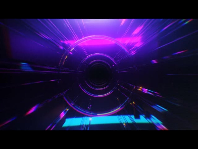 Synthwave Glass Rings