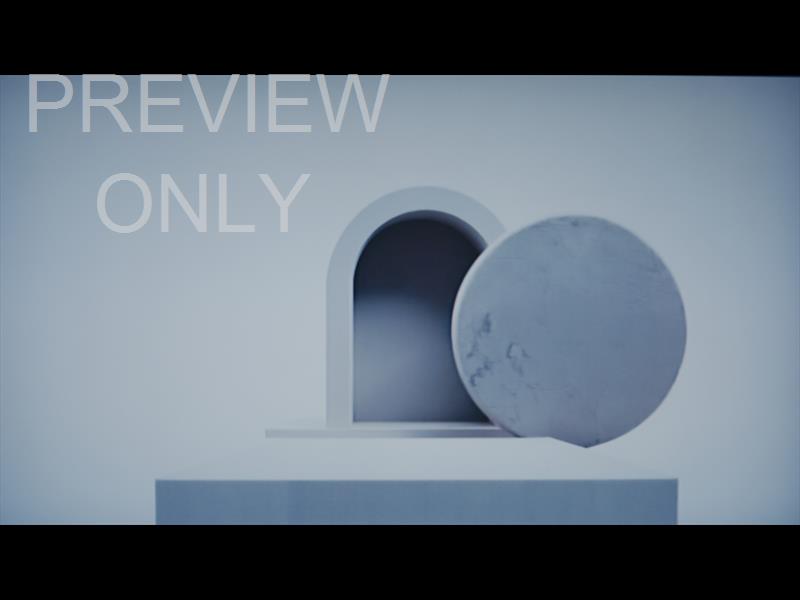 Easter Figures Empty Tomb Still