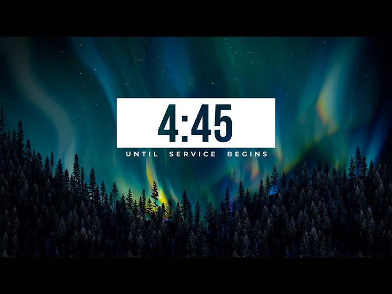 Aurora Glow Countdown