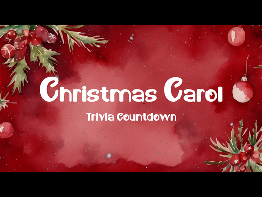 Christmas Carol Trivia Countdown