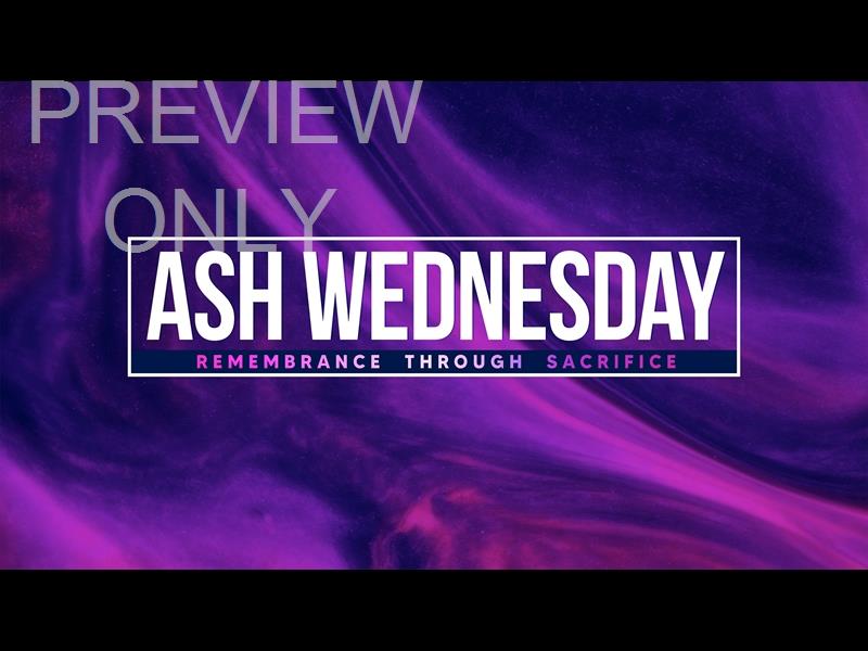 Lent Paint: Ash Wednesday Still