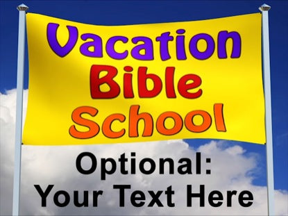 Vacation Bible School Banner