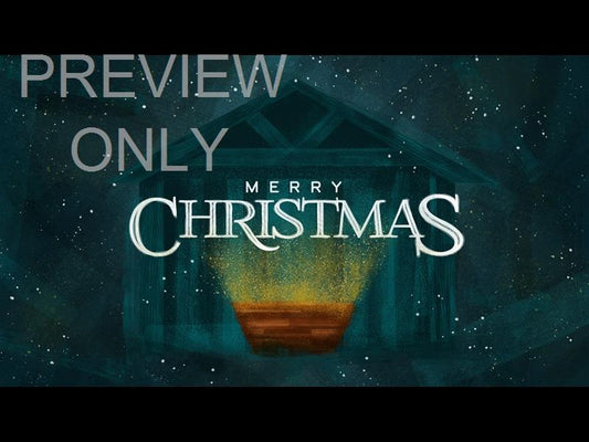 Jeweled Brush Christmas Merry Christmas Still