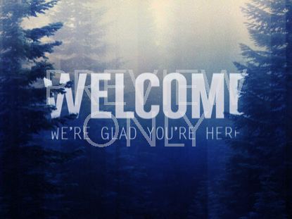Calming  Blue Welcome Still