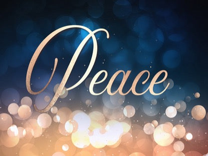 Christmas Bokeh Peace
