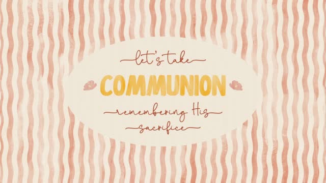 Sunday Picnic Communion