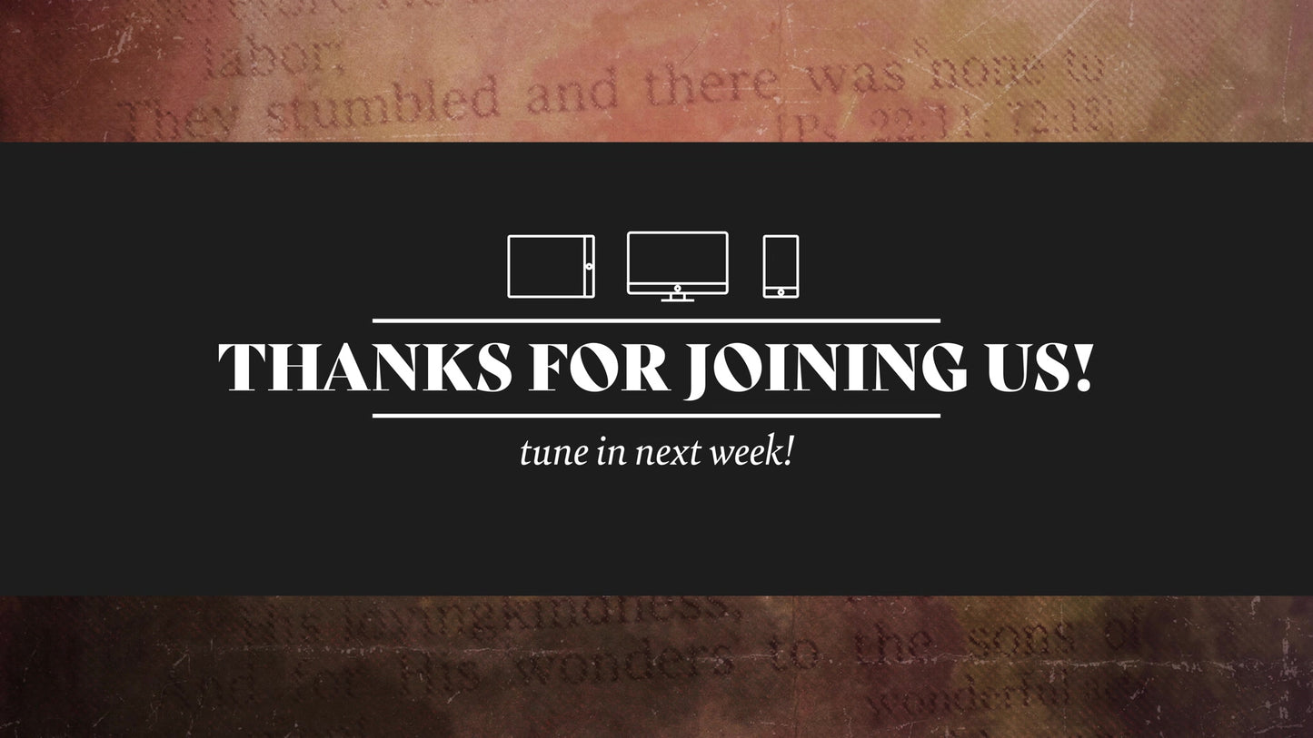 Faded Text Exit Stream Still