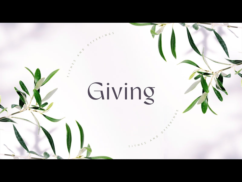 Fruit Of The Spirit Giving