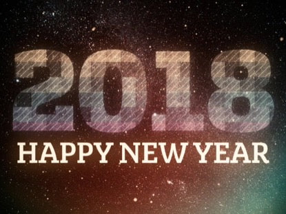 Bright Squares New Year 2018