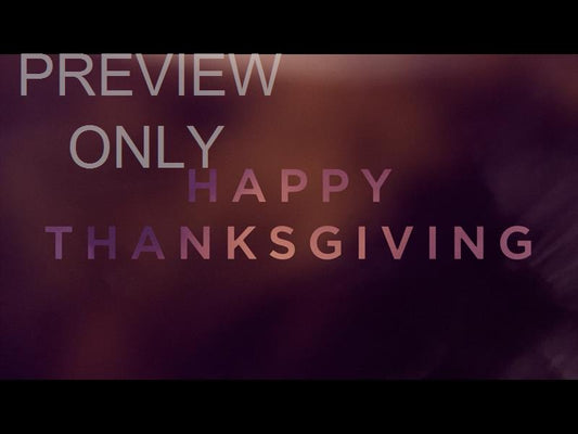 Autumn Rising Happy Thanksgiving Still