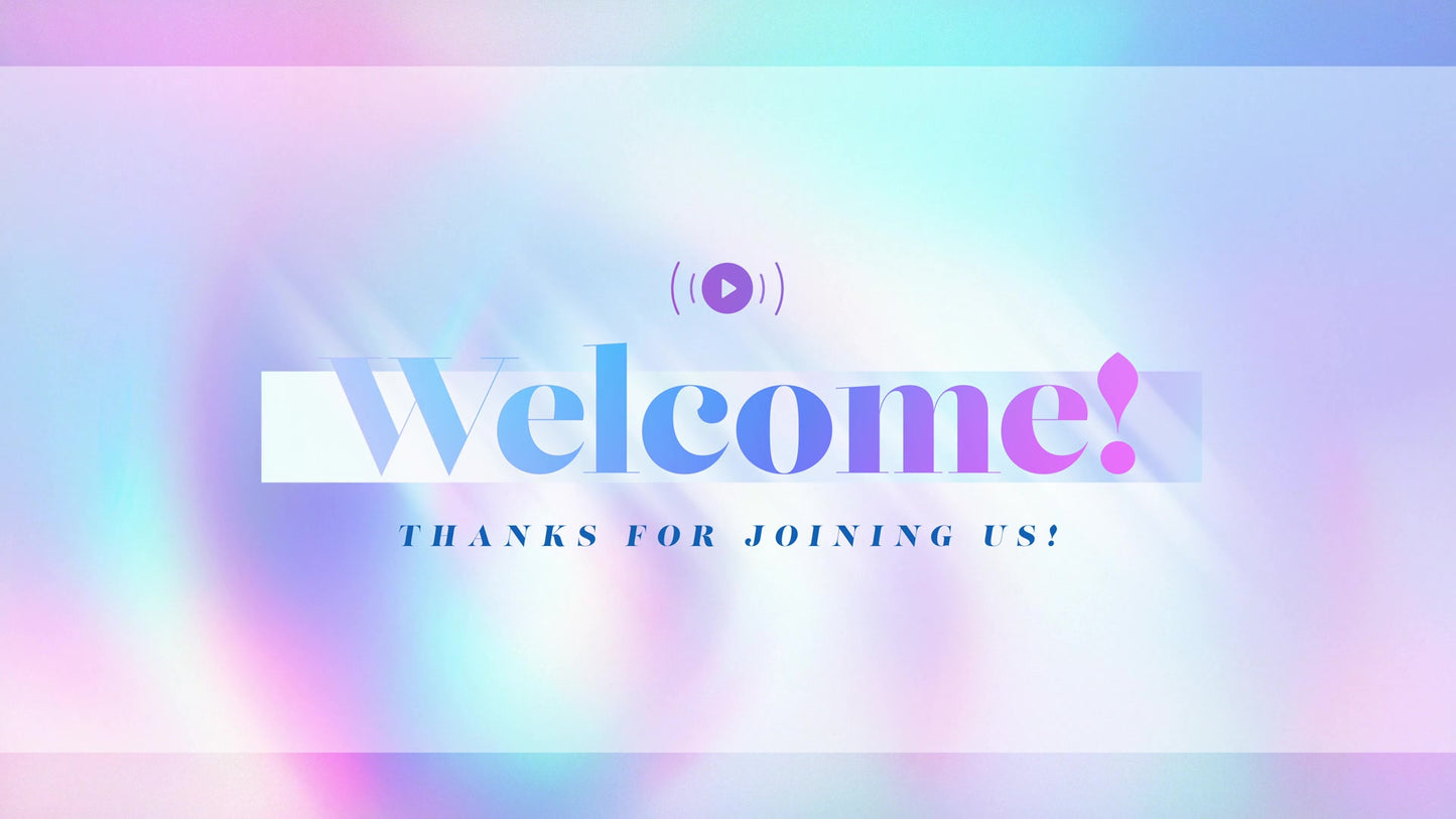 Chromatic Visions Welcome Stream