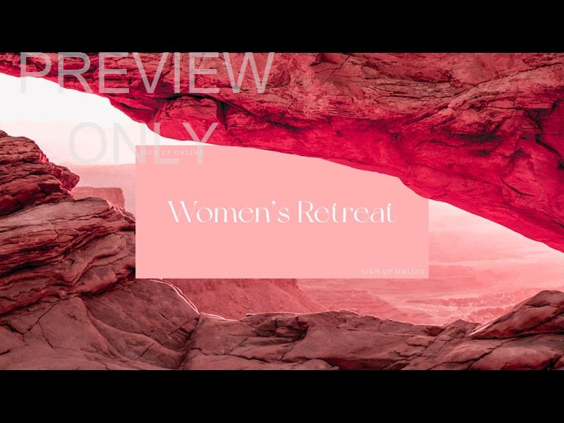 Desert Pink Womens's Retreat