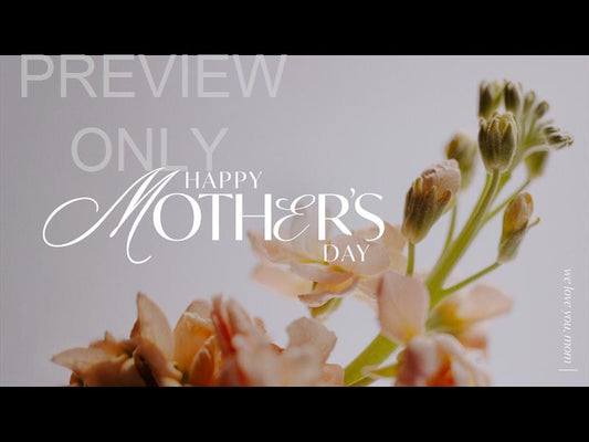 Floral Details Happy Mothers Day Still