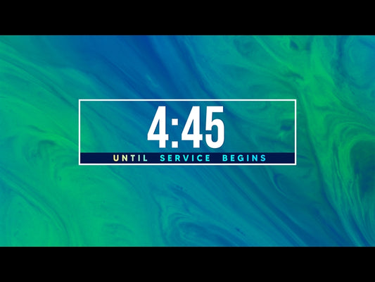 Palm Sunday Paint: Countdown