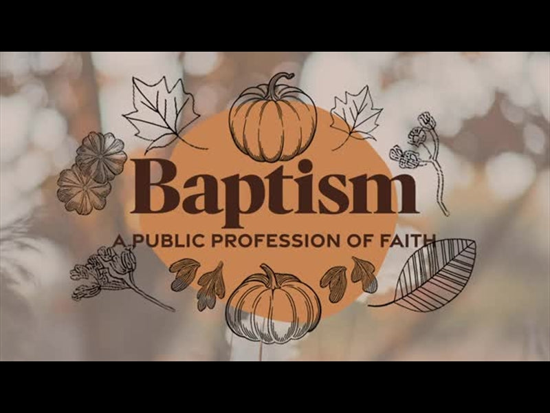 Line Art Autumn Baptism