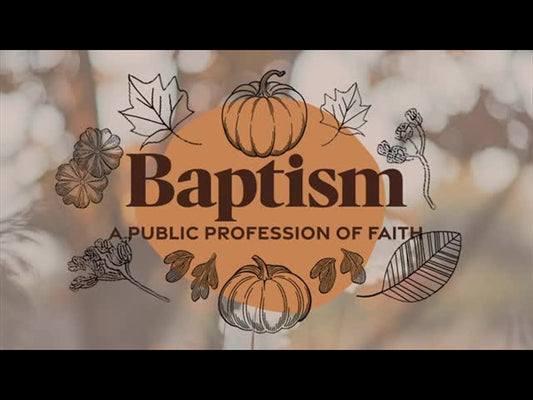 Line Art Autumn Baptism