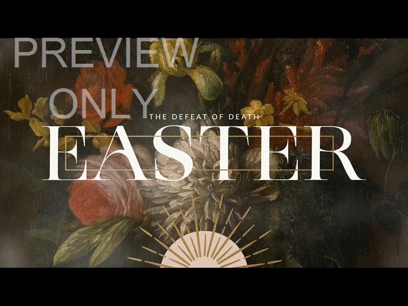 Easter Vintage The Defeat Of Death Title Graphic 2