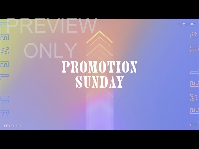 Promotion Sunday Title