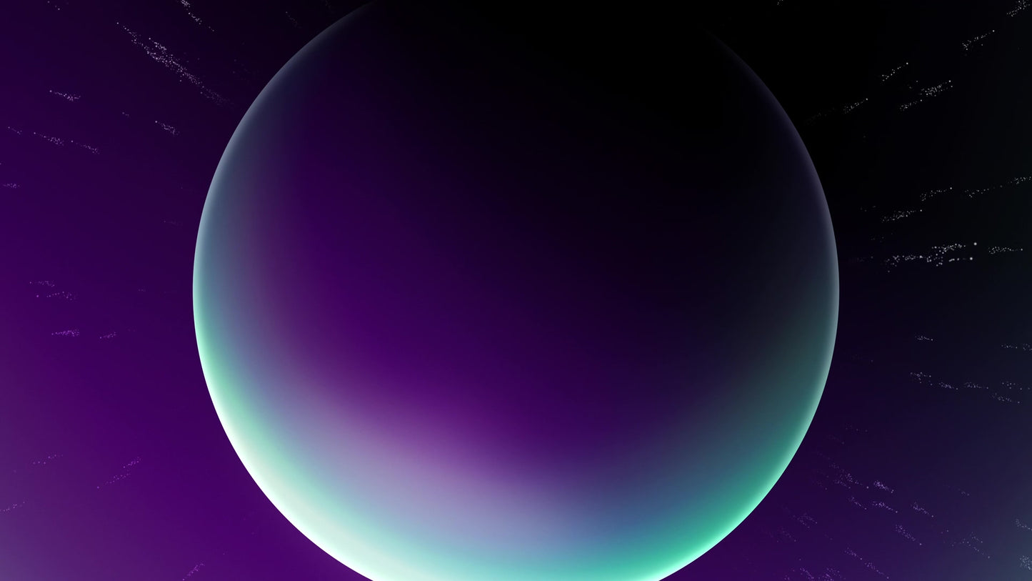 The Orbs Turquoise Still