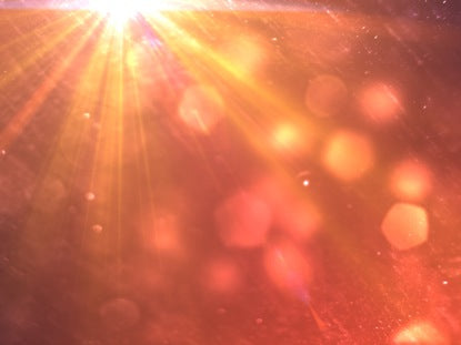 Lens Particles Grunge Red
