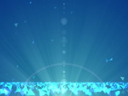 Spring Shapes Blue Slow