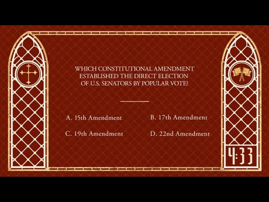 Church And State Trivia Countdown