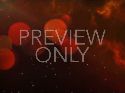 Particle Orb Fiery Red Still