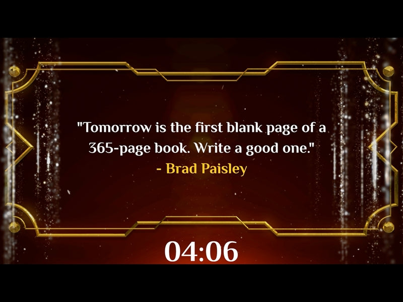 New Year Quote Countdown