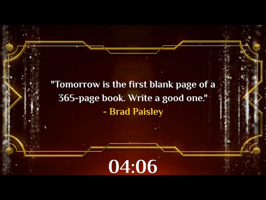New Year Quote Countdown