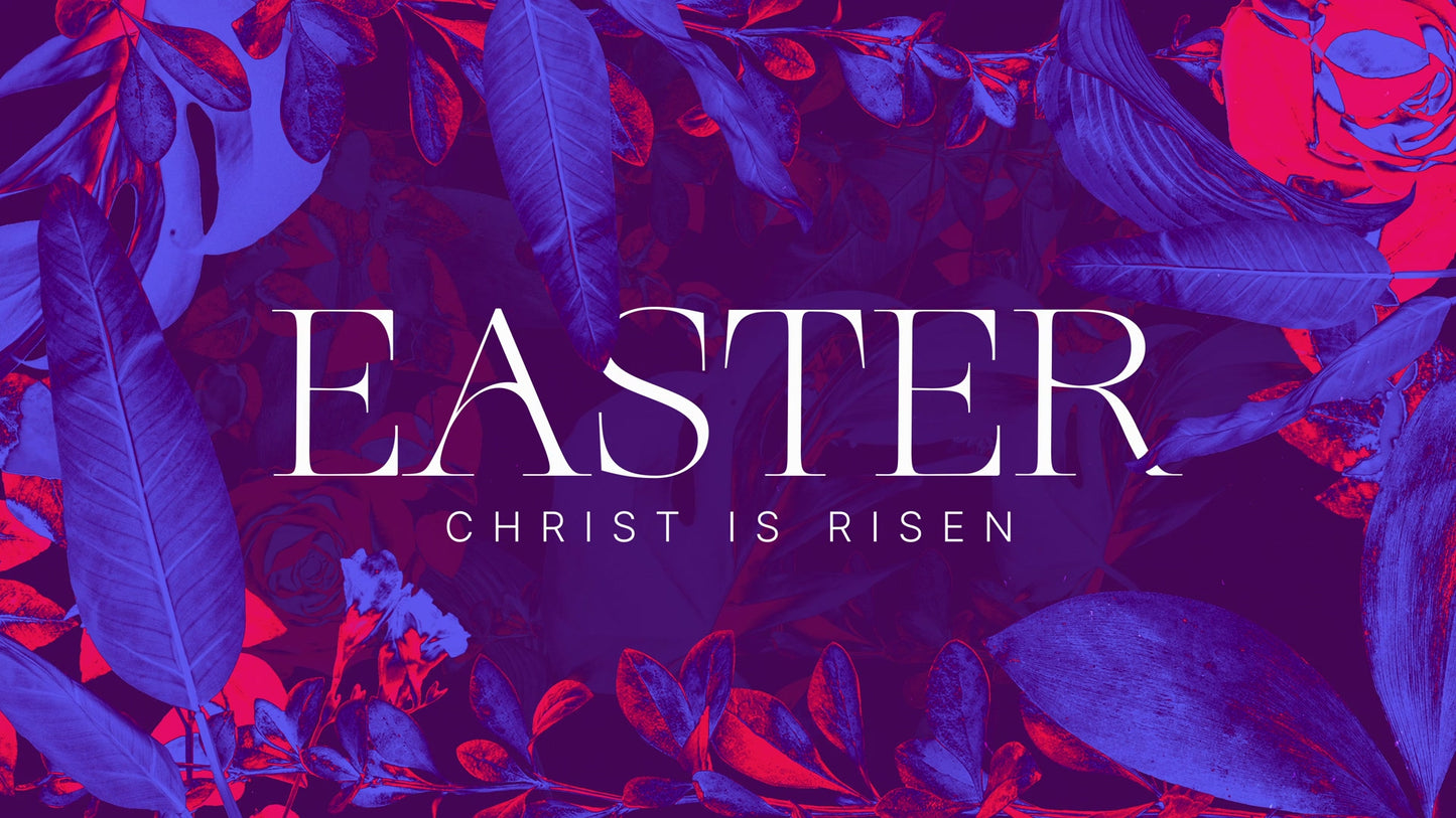 Easter Neon Title Still