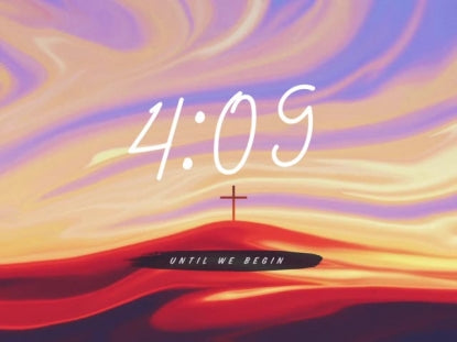 Color Flow Sunrise Cross Countdown