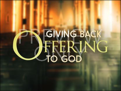 Sanctuary Offering Still