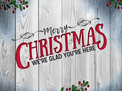 Wooden Christmas Merry Motion