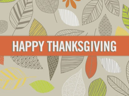 Modern Happy Thanksgiving Loop
