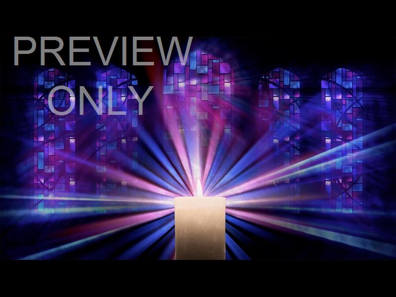 Advent Stained Glass Background Still