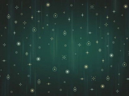 Twinkling Christmas Green