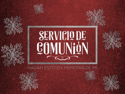 Trendy Christmas Communion Motion Spanish