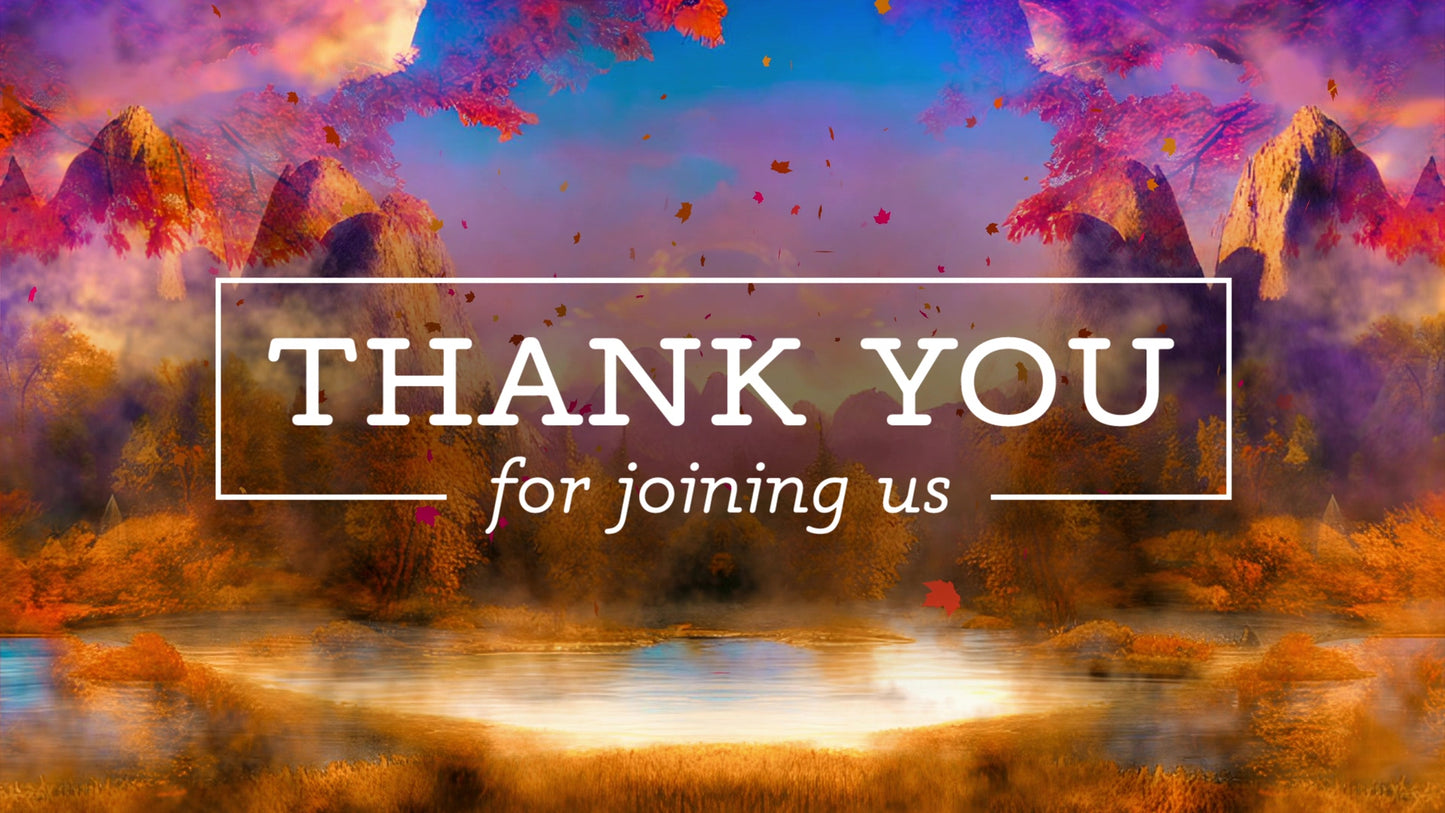 Surreal Fall Happy Thank You