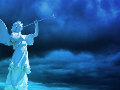 Blue Christmas Angel