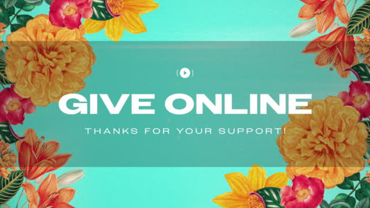 Vintage Floral Give Stream