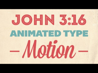 Valentine's Theme John 3:16 Kinetic Typography Motion