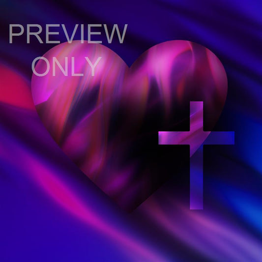 No Greater Love John 3:16 Blank