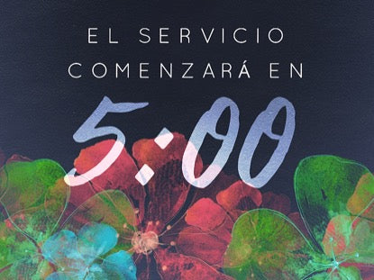 Floating Flowers Countdown - Spanish