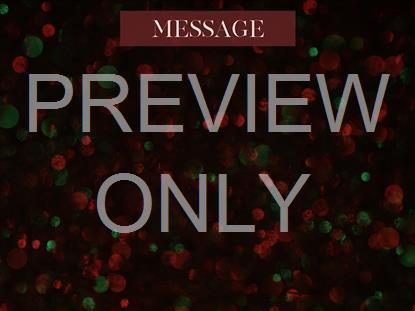 Christmas Glitter Message