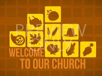 Thanksgiving Icon Welcome Still