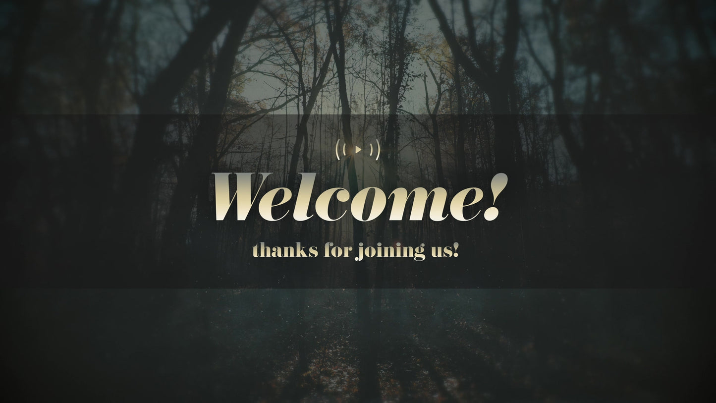 Moody Autumn Welcome Stream Still